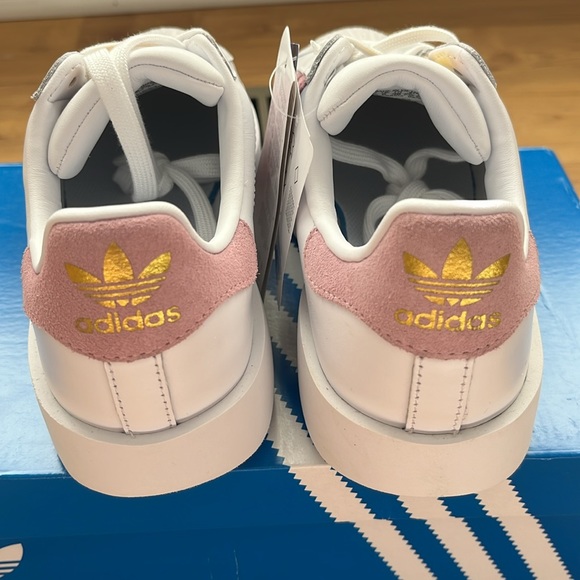 Adidas Originals Superstar bold sneakers. Pink. Size 6.5. New! - Picture 4 of 6